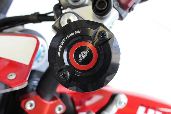 FTR 1200 RALLY (2019 - 2022) black brake fluid reservoir cover | GILLES TOOLING