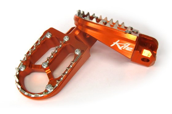 RR 390 (2015 - 2019) aluminum footpegs - orange | KITE