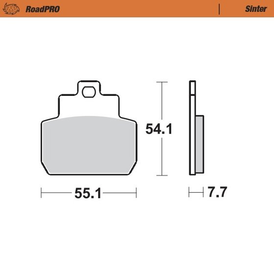 FUOCO 500 (2007 - 2016) scooter brake pad | MOTO-MASTER