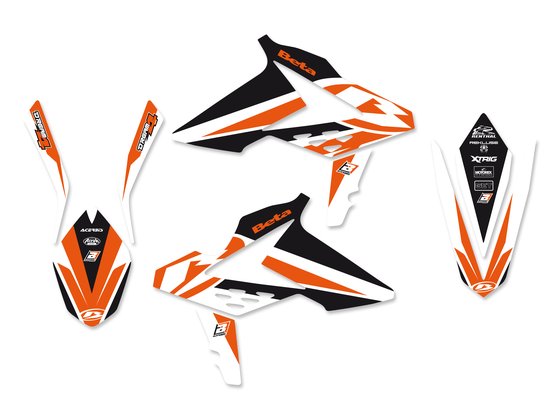 RR 50 ENDURO 2T (2013 - 2017) graphic kit with seat cover for rear 2013-2017 | BLACKBIRD RACING