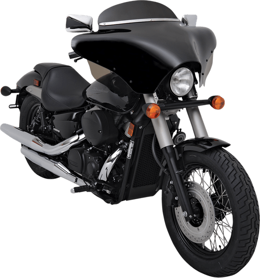 SCOUT SIXTY (2016 - 2022) standard black batwing fairing windshield - 5" | MEMPHIS SHADES HD