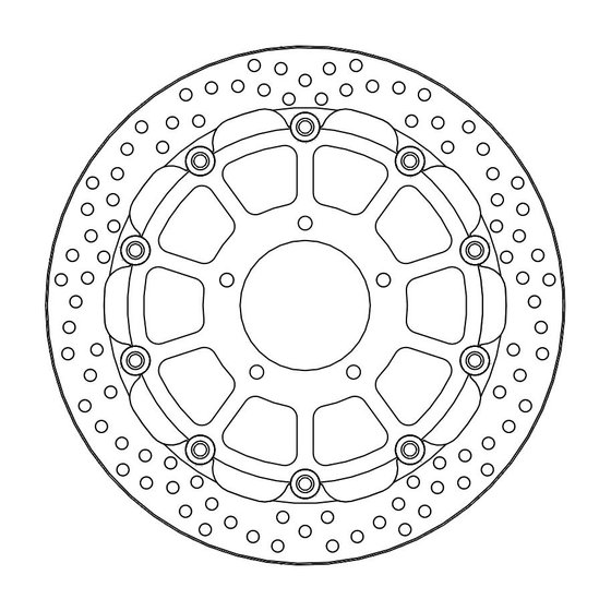 F3 675 (2012 - 2020) halo racing brake disc | MOTO-MASTER