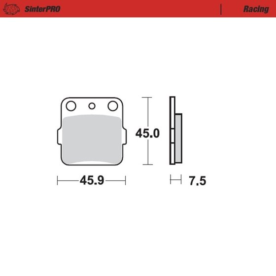 400 DVX (2004 - 2008) sintered metal racing brake pads | MOTO-MASTER