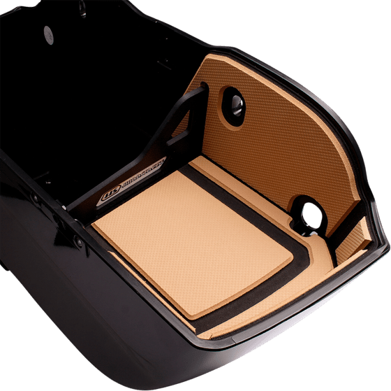 ROADMASTER (2019 - 2022) tan flat saddlebag shelf set | HARDSTREET