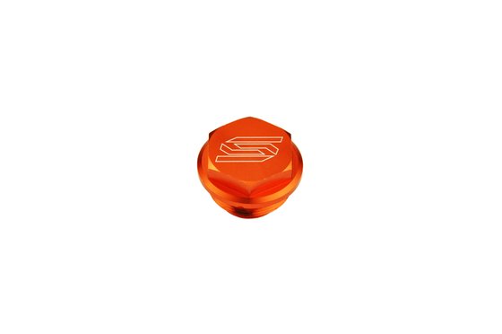 TE 300 (2011 - 2014) billet orange rear brake reservoir cover | SCAR