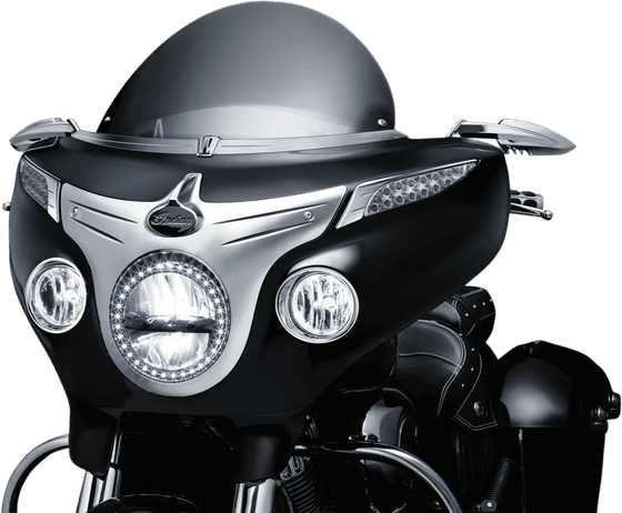 ROADMASTER (2015 - 2022) driving light bezels for chieftain | KURYAKYN