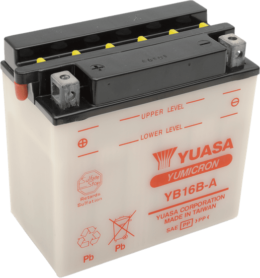 ELEFANT 750 (1994 - 1996) conventional battery | YUASA