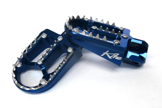 RR 200 (2019 - 2019) aluminum footpegs in blue for ktm/hva | KITE