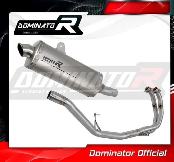 TRK 502 X (1970 - 2022) full exhaust system silencer titanium p7 | Dominator