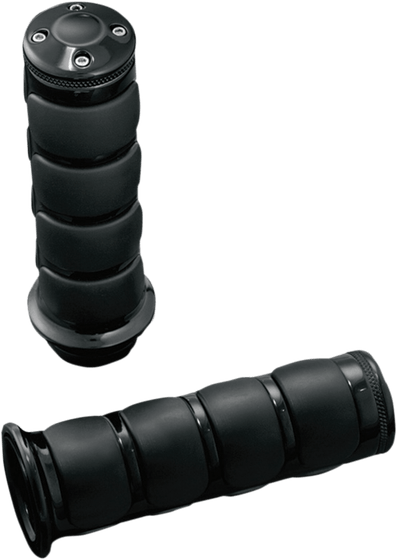 CROSS ROADS (2010 - 2014) iso black metric grips | KURYAKYN