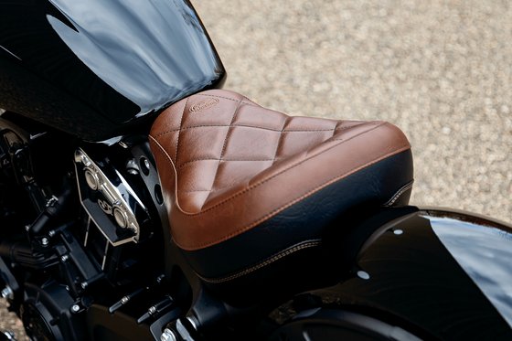 SCOUT TWENTY (2021 - 2022) solo brown seat for scout bobber | MUSTANG