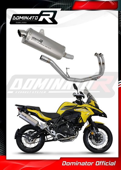 TRK 502 X (2018 - 2021) full exhaust system silencer titanium p7 | Dominator