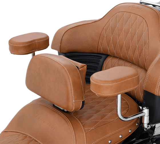 ROADMASTER ELITE (2018 - 2021) indian tan armrest | SHOW CHROME