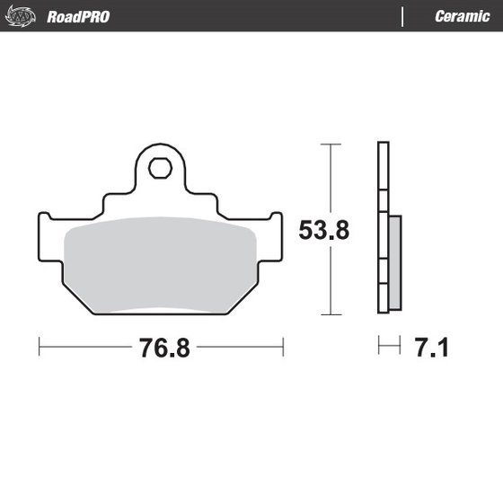 500 GME (1986 - 1986) ceramic brake pad | MOTO-MASTER