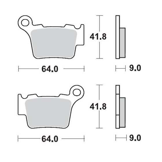 SE R 300 (2014 - 2021) racing brake pads | MOTO-MASTER