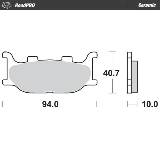 250 SUPER SHADOW (2007 - 2007) ceramic brake pad | MOTO-MASTER