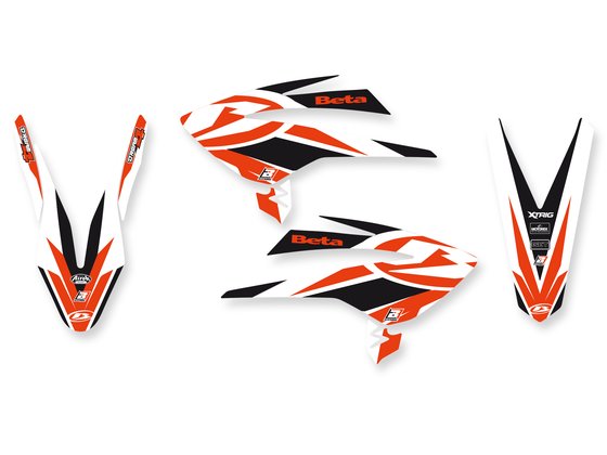 RR 400  ENDURO 4T (2007 - 2009) graphic kit with seat cover for rear 07-09 | BLACKBIRD RACING