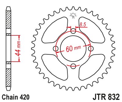 50 X-LIMIT (1997 - 1998) steel rear sprocket | JT Sprockets