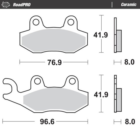 CANYON 600 (1996 - 1997) ceramic brake pad | MOTO-MASTER