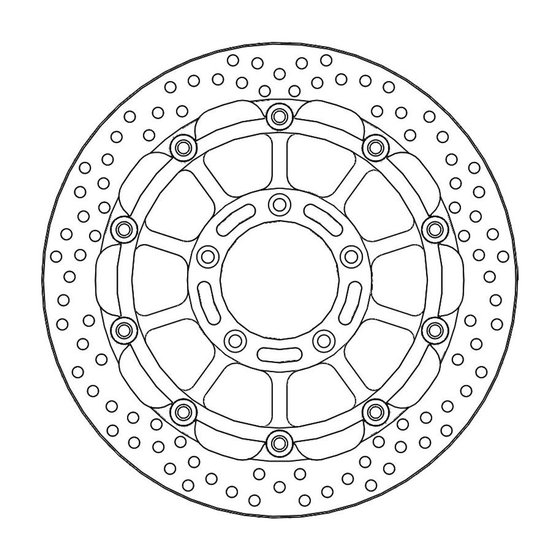 BRUTALE 1078 (2008 - 2009) halo racing brake disc | MOTO-MASTER