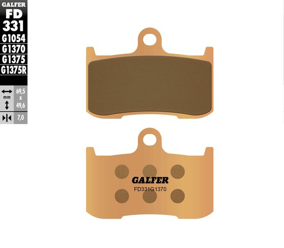 HAMMER (2005 - 2017) street sinter brake pad | GALFER