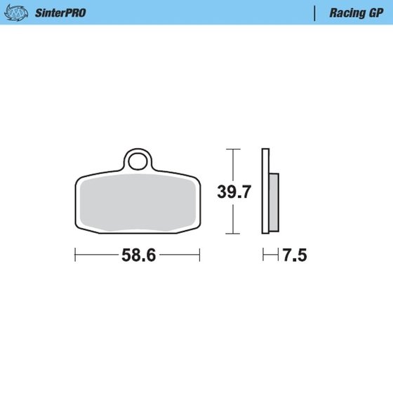 TRIALS 0.80 (2013 - 2014) racing brake pads | MOTO-MASTER