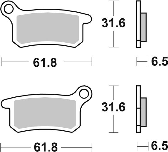 MC 65 (2021 - 2023) brake pads | SBS