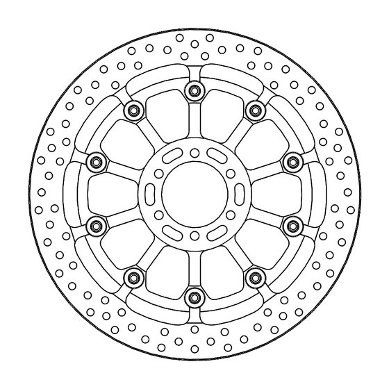 TRK 502 X (2018 - 2022) halo pro race floating brake rotor | MOTO-MASTER