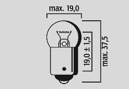 FLAME XC 125 (1996 - 2000) round 12v 21w ba15s bulbs (pack of 10) | FLOSSER