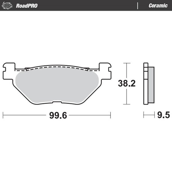 GV 650 (2004 - 2005) moto-master brakepads roadpro ceramic | MOTO-MASTER