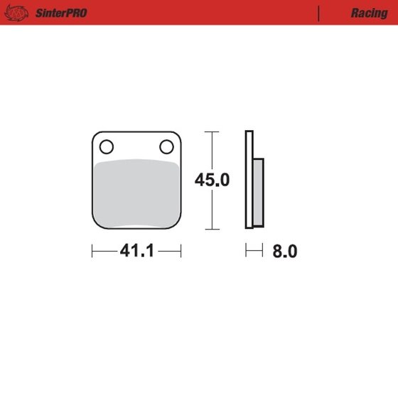 TE 450 (2008 - 2014) sintered metal racing brake pads | MOTO-MASTER