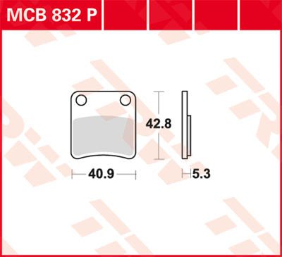 FUOCO 500 (2007 - 2016) sintered metal brake pad | TRW