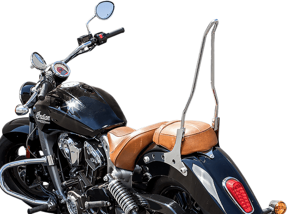 SCOUT TWENTY (2021 - 2022) chrome sideplates for sissy bar | CYCLE VISIONS