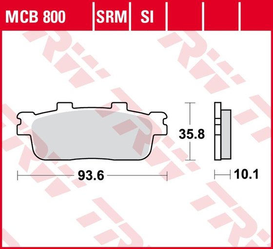 XQ2 250 (2019 - 2020) sintered metal brake pads | TRW