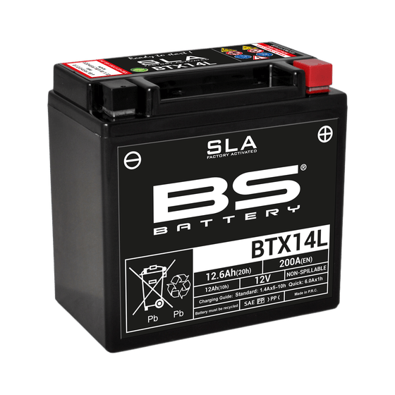 1125 CR (2008 - 2009) btx14l sla battery | BS BATTERY