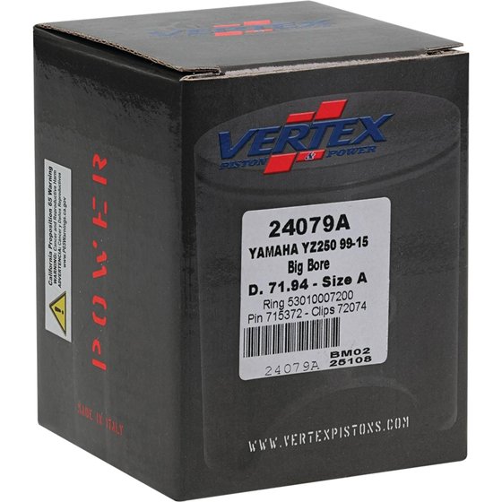 XX 250 2T (2022 - 2023) big bore piston kit | Vertex