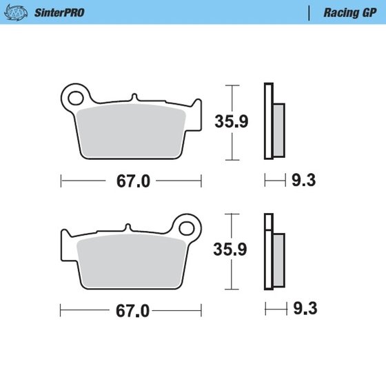 EC 200 (2014 - 2020) racing brake pad | MOTO-MASTER