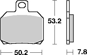 CITYSTAR 200 (2013 - 2016) brakepads ceramic | SBS