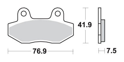 GV 650 (2006 - 2011)  sbs brakepads sintered | SBS