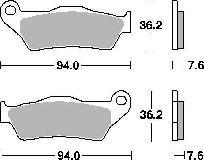 300 (1998 - 2023)  sbs brakepads sintered | SBS