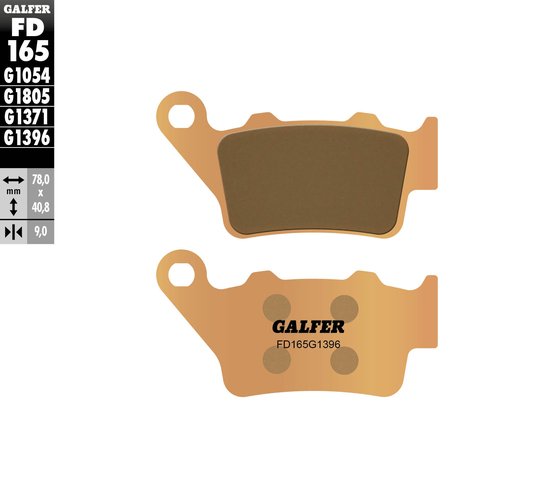 300 (1997 - 2020) street sinter brake pad | GALFER