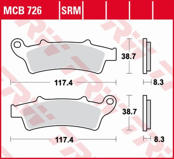 LOOXOR 150 (2003 - 2004) all round ceramic brake pads | TRW