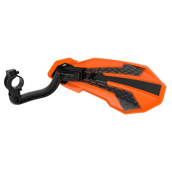 SE R 300 (2017 - 2021) mx flow handguards in orange/black | POLISPORT