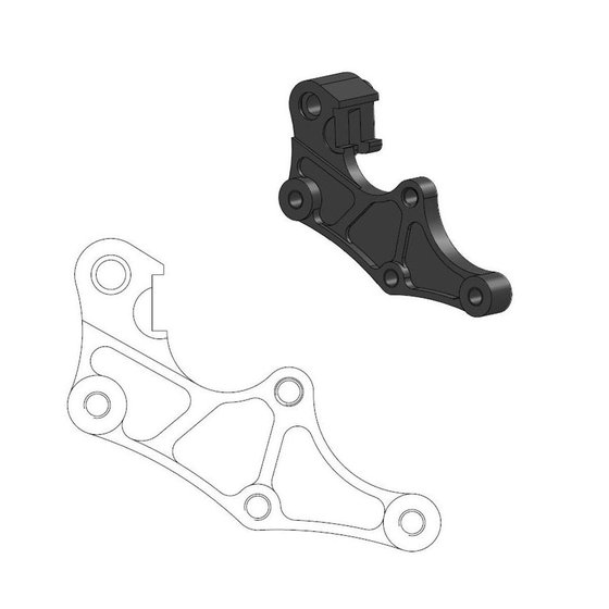 RR 250 (2019 - 2022) brake caliper adaptor | MOTO-MASTER