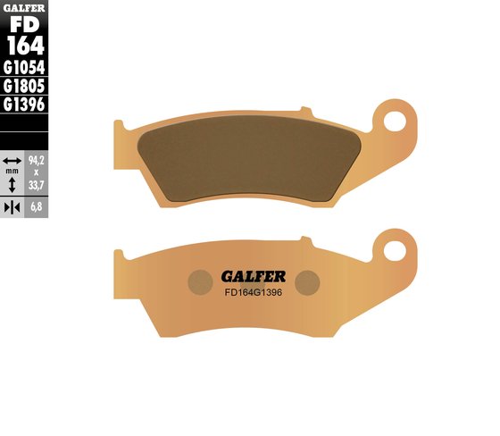 EVO 300 2T (2013 - 2013) street sinter brake pad | GALFER