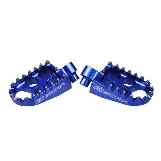 EC 250 F 4T (2010 - 2015) evolution footpegs blue | SCAR