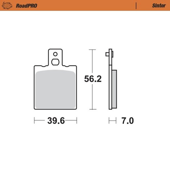 RAPTOR 125 (2003 - 2010) sintered rear brake pad | MOTO-MASTER