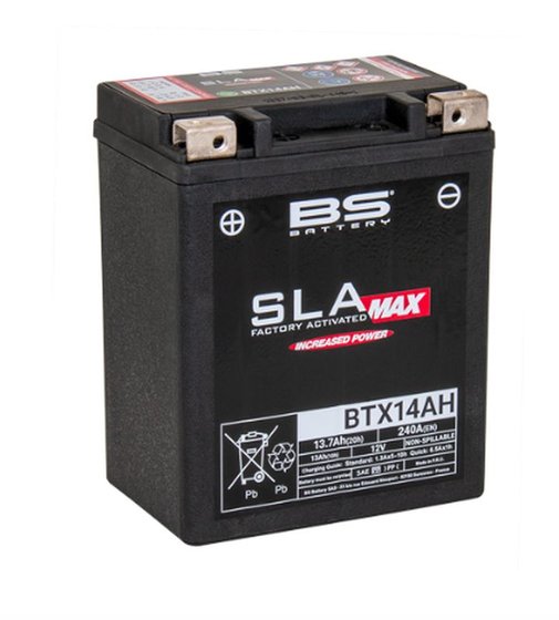 ALTERRA 400 (2016 - 2018) btx14ah sla battery | BS BATTERY