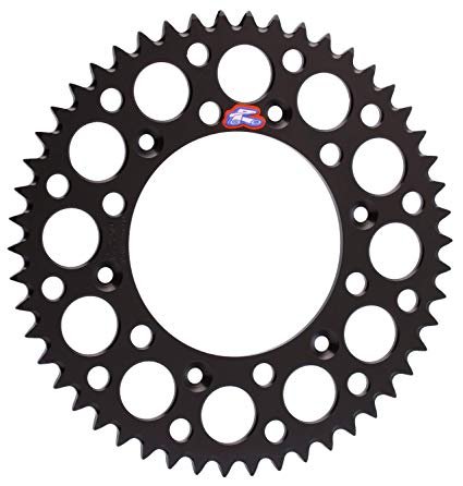 MC 250 2T (2022 - 2023) aluminum rear sprocket - 49 teeth, black | RENTHAL