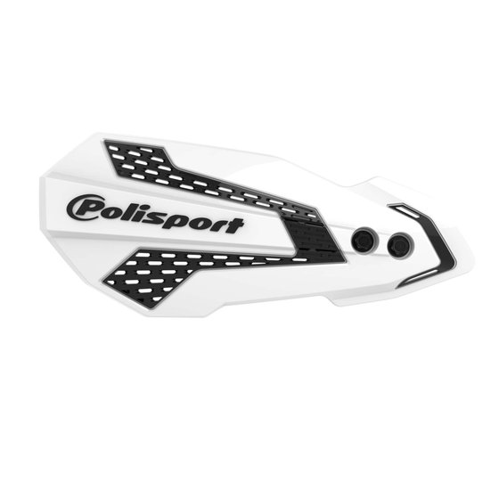 300 SEF FACTORY (2016 - 2022) mx flow handguards in white/black | POLISPORT